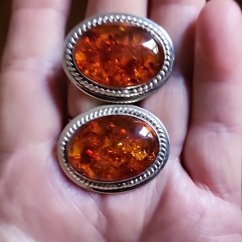 Jay King Amber Earrings - Picture 3 of 8